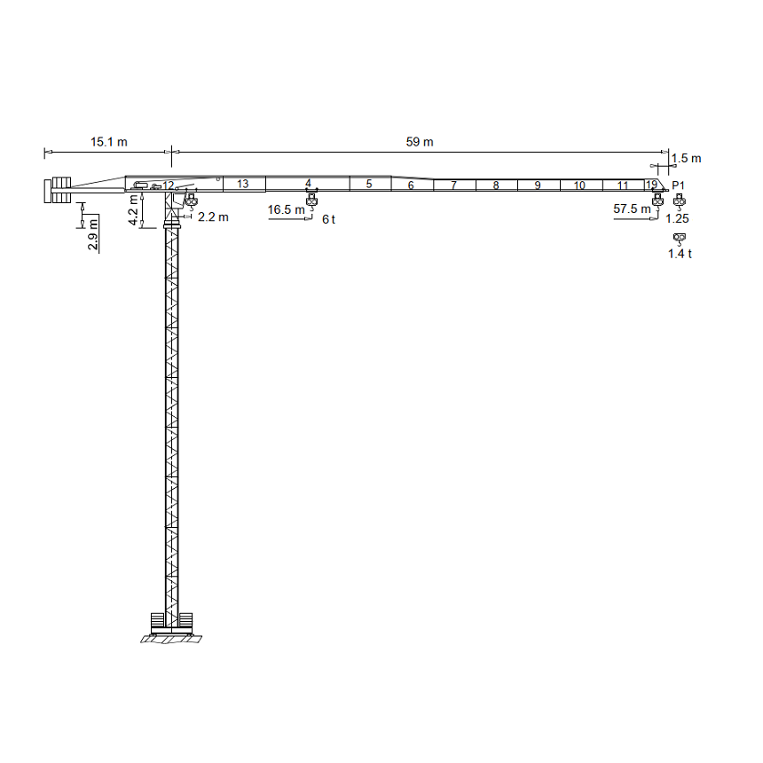 Terex CTT 121-6